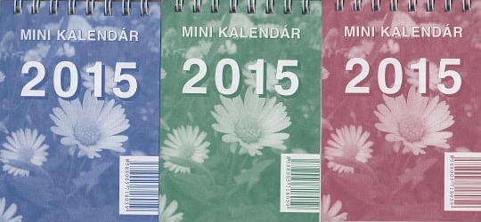 Minikalendár 2015 stolový (Neografia)