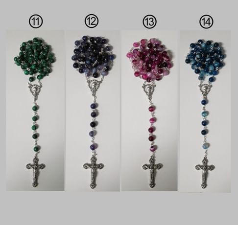 Ruženec z minerálu (séria 3)