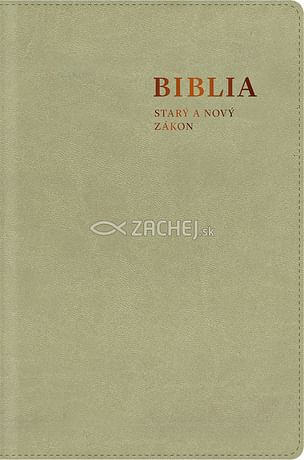 Biblia: Starý a Nový zákon s biblickými mapami (mentolová)