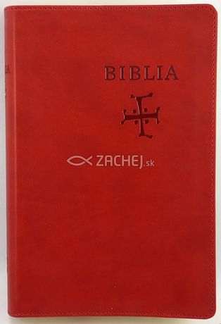 Biblia s biblickými mapami (červená)