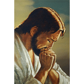 Obraz na plátne: Modliaci sa Ježiš (70x50)