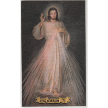 Obrázok BM laminovaný s modlitbou A7