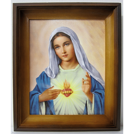 Obraz v ráme: Srdce Panny Márie 1. (26632)