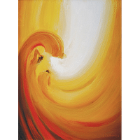 Obraz na plátne: Zápas Boha s peklom o človeka (40x60)