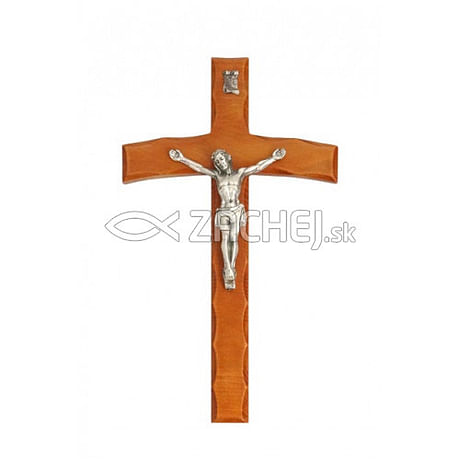 Kríž: drevený - hnedý (9489)
