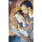 Obraz na dreve: Svätá rodina - vianočná (30x20)