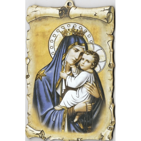 Obraz na dreve: Panna Mária s dieťaťom (Art.2305-17)