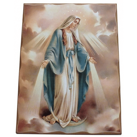 Obraz na dreve: Zázračná medaila  (Art. 1222)