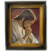 Obraz v ráme: Modliaci sa Pán Ježiš (27425)
