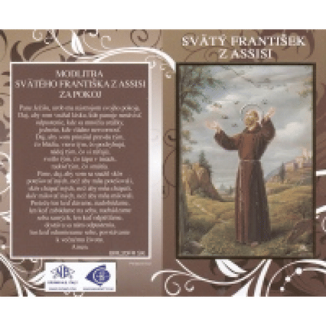 Skladačka: Svätý František z Assisi