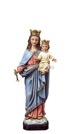 Soška: Panna Mária, Pomocnica kresťanov - 12 cm