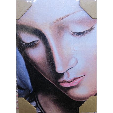 Obraz na dreve: Panna Mária - slza (40x30)