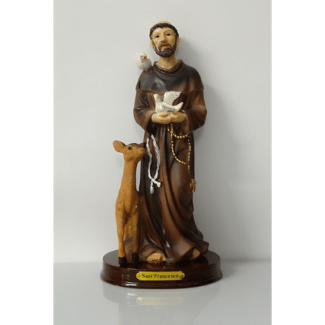 Socha: Svätý František - 22 cm (JS00032-3B)