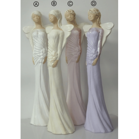 Anjel sádrový - 34,5 cm (158)