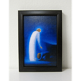 Obraz na plátne: Vzkriesený Kristus a Mária Magdaléna (17x12)
