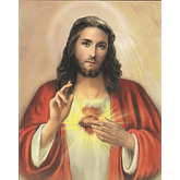 Obraz na dreve: Srdce Pána Ježiša (25x20)