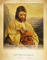 Pamätný list: Pamiatka na prvé sväté prijímanie - Pán Ježiš, Dobrý Pastier