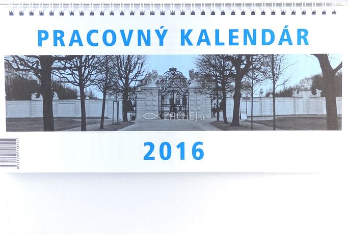 Kalendár 2016 pracovný stolový - veľký