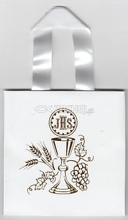 Darčeková taška: Kalich - biela, malá