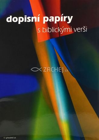 Dopisní papíry s biblickými verši (v češtine)