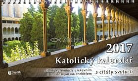 Kalendář 2017 (český) - katolický s citáty svatých