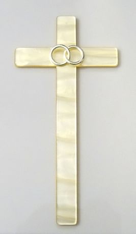 Kríž: s obrúčkami - Avorio (25756)