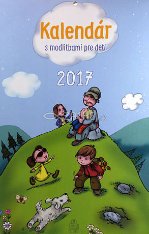 Kalendár s detskými modlitbami 2017 nástenný (SSV)