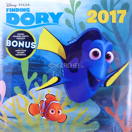 Kalendár detský DORY 2017 nástenný s pexesom