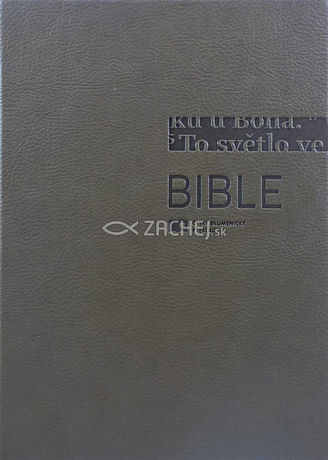 Bible ČEK s DT, veľký formát - hnedá