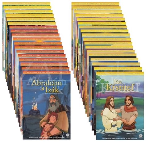 DVD: Animované biblické príbehy (sada komplet)