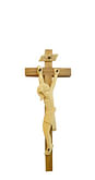 Kríž: drevený, štylka - bledý, 17 cm