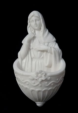 Svätenička: Panna Mária - alabaster (646)