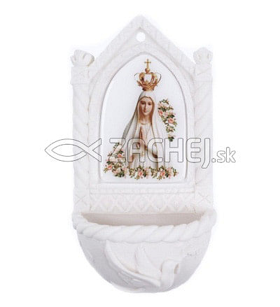 Svätenička: Panna Mária Fatimská - alabaster (606-JF2)