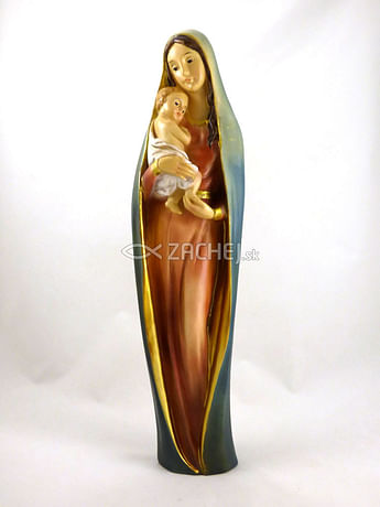 Soška: Panna Mária s Ježiškom 29,5 cm (PB10593)