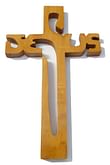 Kríž: drevený JESUS - dub (221)