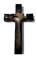 Kríž: drevený JESUS - tmavý (243)
