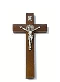 Kríž: benediktínsky, drevený - hnedý