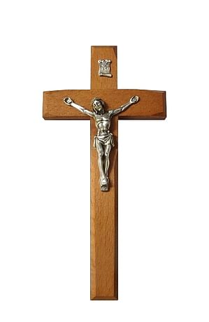 Kríž: drevený, frézovaný - hnedý (KVZ01 0)