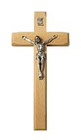Kríž: drevený, frézovaný - prírodný (KVZ009)