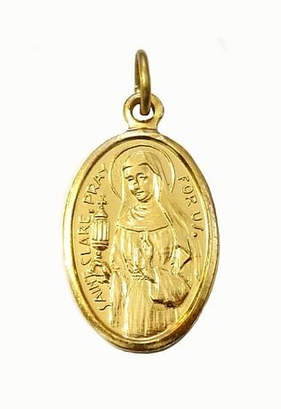 Medailón: sv. Klára (MEZ005z)