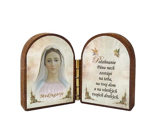 Oltárik: Panna Mária - Medžugorie (4CM-01bl.)