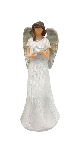 Anjel: so srdcom - 15 cm (8519)