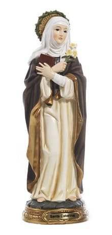 Socha: svätá Katarína - 30 cm