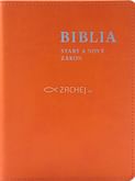 Biblia: Starý a Nový zákon (vrecková, oranžová)