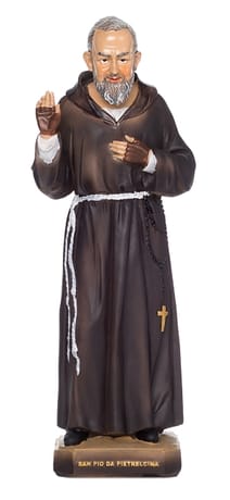 Socha: Svätý Páter Pio - 30 cm