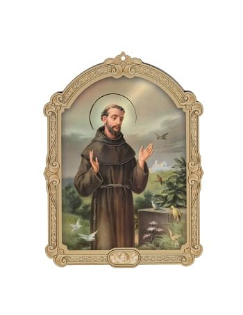Obrázok na dreve: Svätý František (15x10)