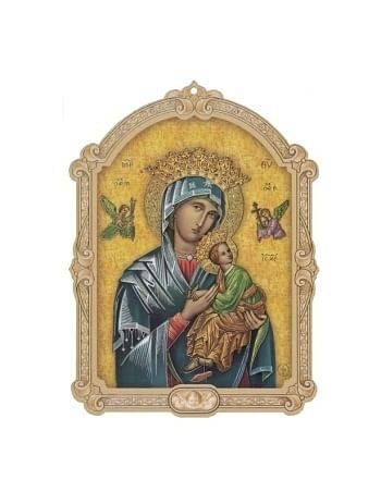 Obrázok na dreve: Matka ustavičnej pomoci (ODZ002)