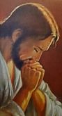 Obraz na plátne: Modliaci sa Ježiš (115 x 62) (OPZ010)