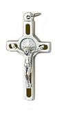 Prívesok: benediktínsky krížik, kovový, hnedý