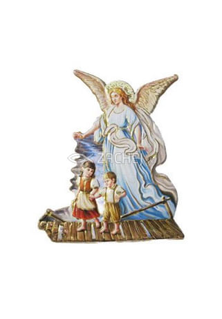 Magnetka: Anjel strážny s deťmi (výrez)